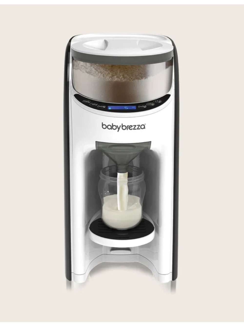 Baby Brezza Formula Pro Advanced Baby Bottle Maker — White and Silver